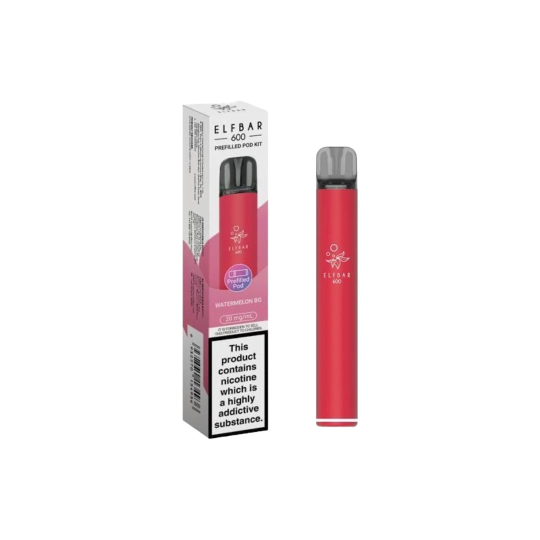 20mg Elf Bar 600 Prefilled Pod Vape Kit 600 Puffs - Stoptober Special Offer! - Flavour: P&B Cloudd