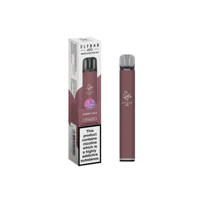 20mg Elf Bar 600 Prefilled Pod Vape Kit 600 Puffs - Stoptober Special Offer! - Flavour: Kiwi Passion Fruit Guava