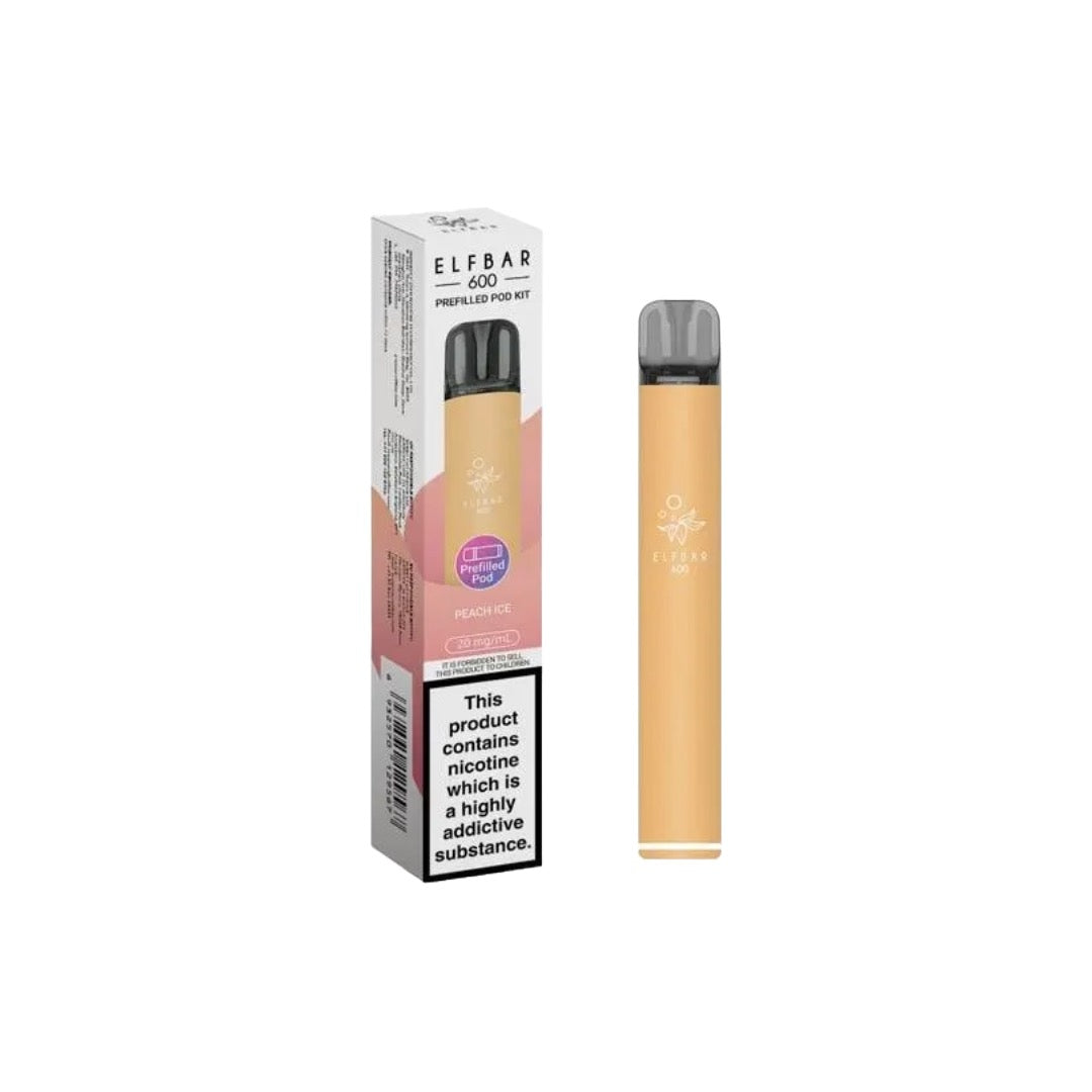 20mg Elf Bar 600 Prefilled Pod Vape Kit 600 Puffs - Stoptober Special Offer! - Flavour: Pink Lemonade