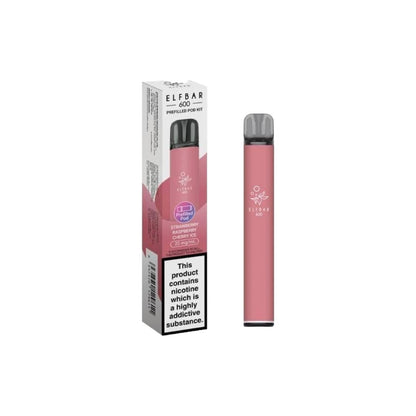 20mg Elf Bar 600 Prefilled Pod Vape Kit 600 Puffs - Stoptober Special Offer! - Flavour: Banana Ice