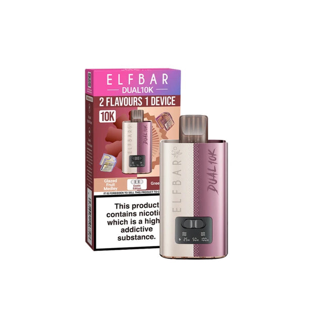 20mg Elf Bar Dual 10K Pod Vape Kit - Flavour: Fizzy Edition