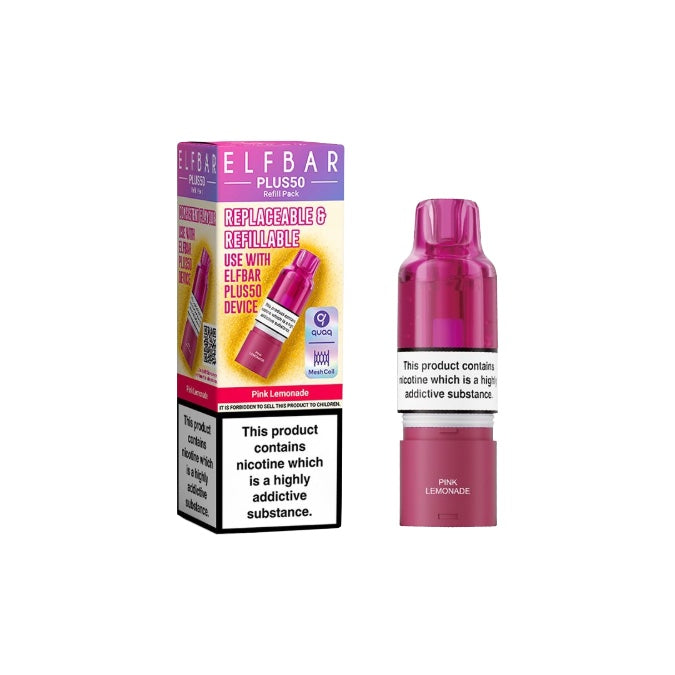 Elf Bar Plus50 Prefilled Pods - Flavour: Blue Razz Lemonade
