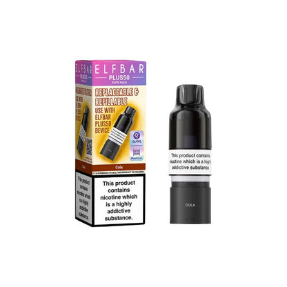 Elf bar Plus50 Prefilled Pods - Flavour: Strawberry Raspberry Cherry Ice