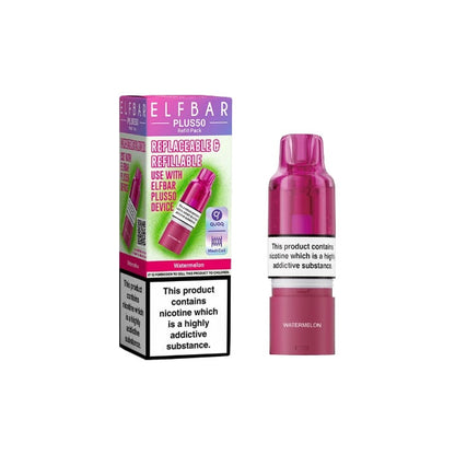 Elf bar Plus50 Prefilled Pods - Flavour: Strawberry Raspberry Cherry Ice