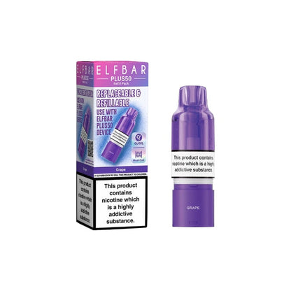 Elf bar Plus50 Prefilled Pods - Flavour: Strawberry Raspberry Cherry Ice