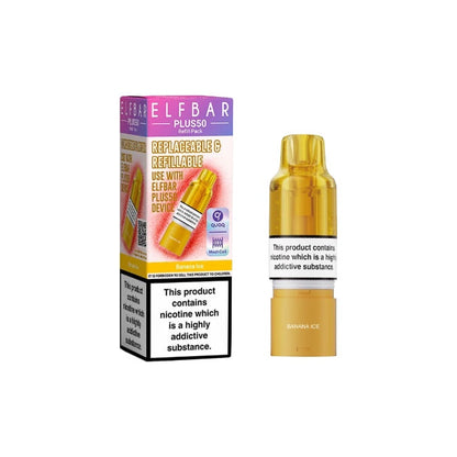Elf bar Plus50 Prefilled Pods - Flavour: Strawberry Raspberry Cherry Ice