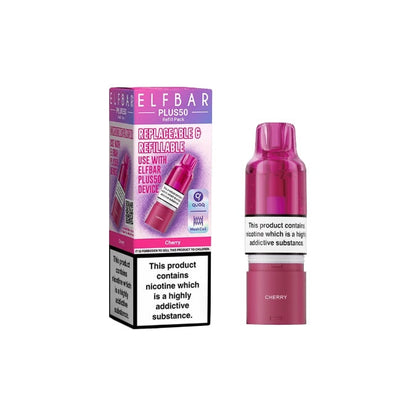 Elf bar Plus50 Prefilled Pods - Flavour: Strawberry Raspberry Cherry Ice