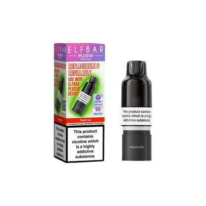 Elf bar Plus50 Prefilled Pods - Flavour: Strawberry Raspberry Cherry Ice