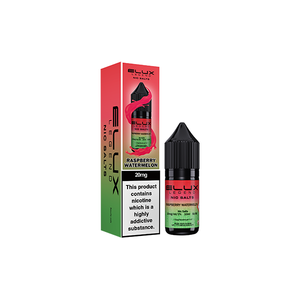 20mg Elux Legend 10ml Nic Salts (50VG/50PG) - Flavour: Fizzy Cherry