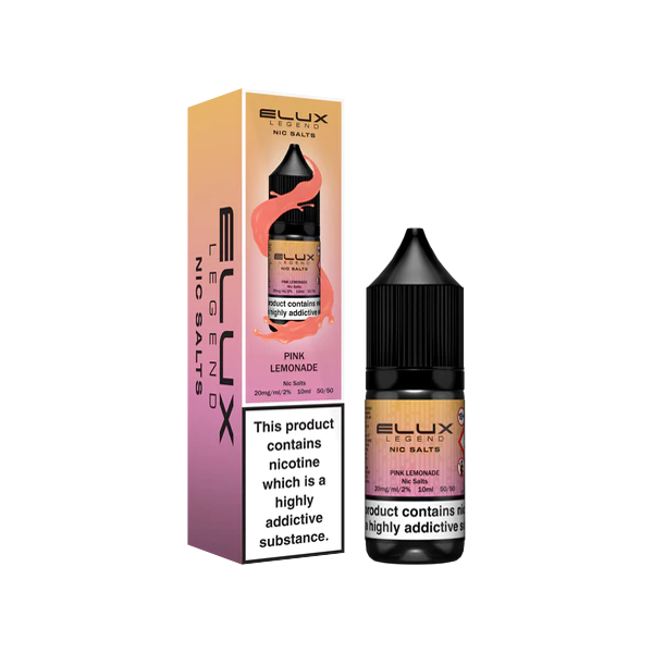 20mg Elux Legend 10ml Nic Salts (50VG/50PG) - Flavour: Strawberry Ice Cream