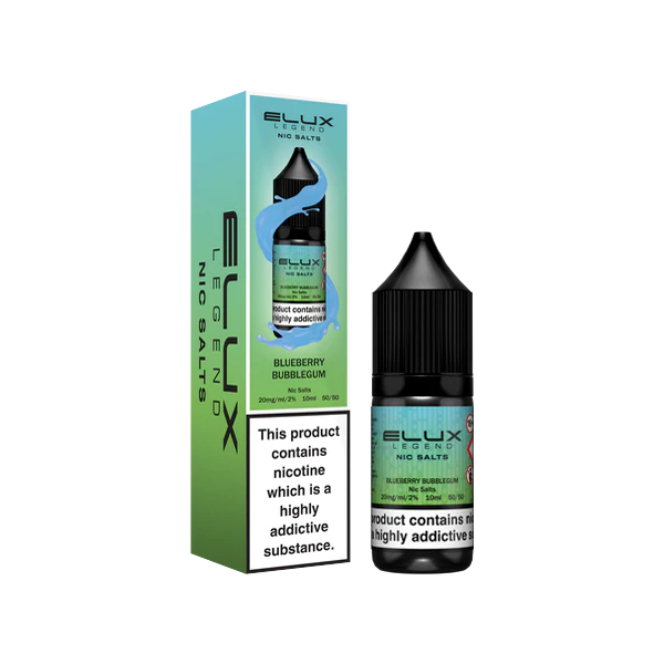 20mg Elux Legend 10ml Nic Salts (50VG/50PG) - Flavour: Strawberry Ice Cream