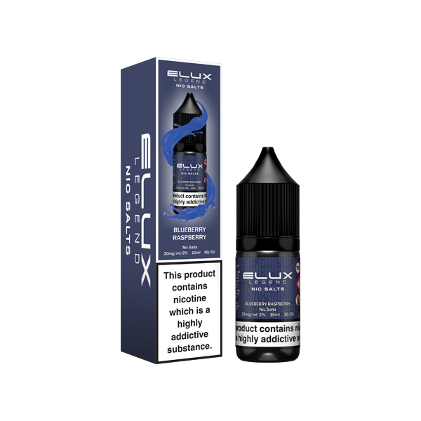 20mg Elux Legend 10ml Nic Salts (50VG/50PG) - Flavour: Tiger Blood
