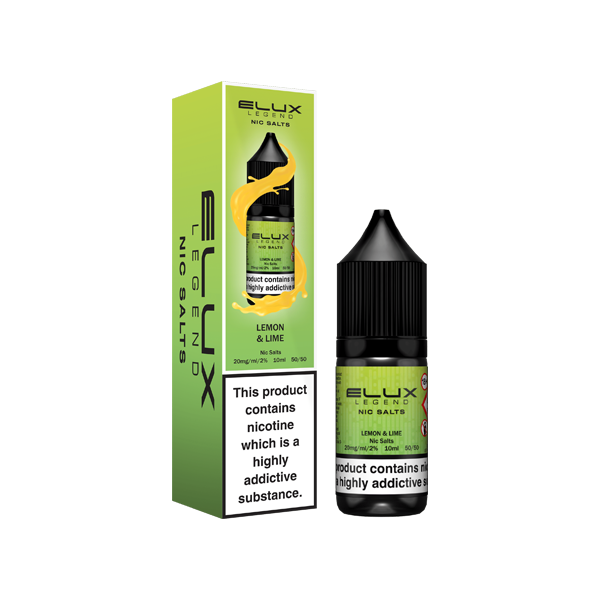 20mg Elux Legend 10ml Nic Salts (50VG/50PG) - Flavour: Strawberry Ice Cream