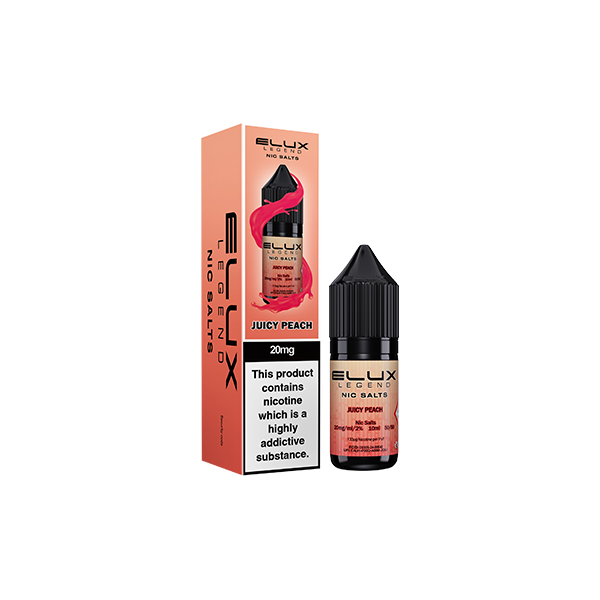 20mg Elux Legend 10ml Nic Salts (50VG/50PG) - Flavour: Strawberry Ice Cream