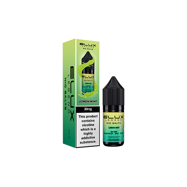 20mg Elux Legend 10ml Nic Salts (50VG/50PG) - Stoptober Special Offer! - Flavour: Fresh Mint
