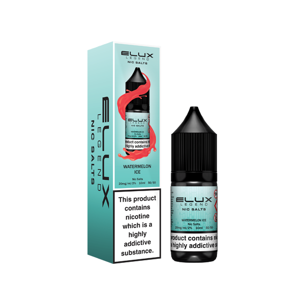 20mg Elux Legend 10ml Nic Salts (50VG/50PG) - Flavour: Strawberry Ice Cream