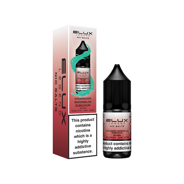20mg Elux Legend 10ml Nic Salts (50VG/50PG) - Flavour: Tiger Blood