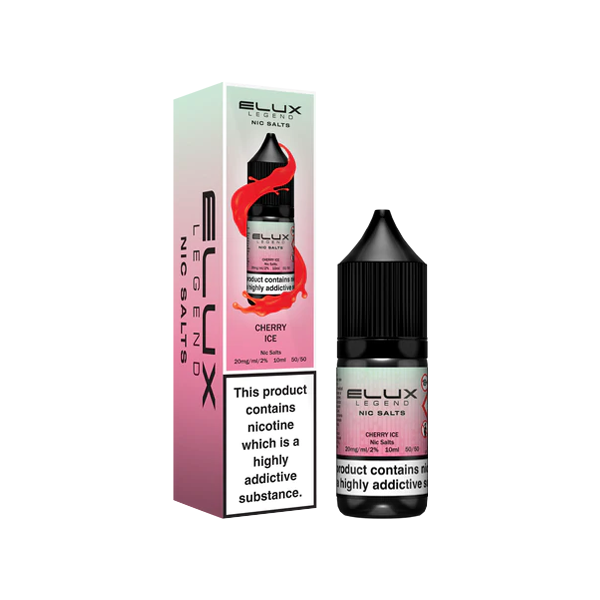 20mg Elux Legend 10ml Nic Salts (50VG/50PG) - Stoptober Special Offer! - Flavour: Berry Lemonade