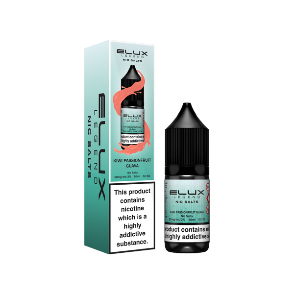 20mg Elux Legend 10ml Nic Salts (50VG/50PG) - Flavour: Strawberry Ice Cream