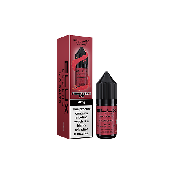 20mg Elux Legend 10ml Nic Salts (50VG/50PG) - Flavour: Grape Gummy Bear