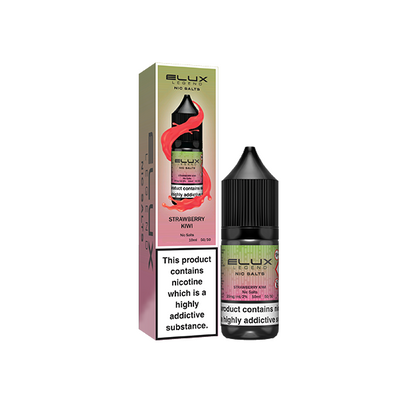 20mg Elux Legend 10ml Nic Salts (50VG/50PG) - Stoptober Special Offer! - Flavour: Raspberry Watermelon