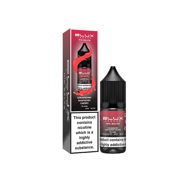 20mg Elux Legend 10ml Nic Salts (50VG/50PG) - Flavour: Tiger Blood