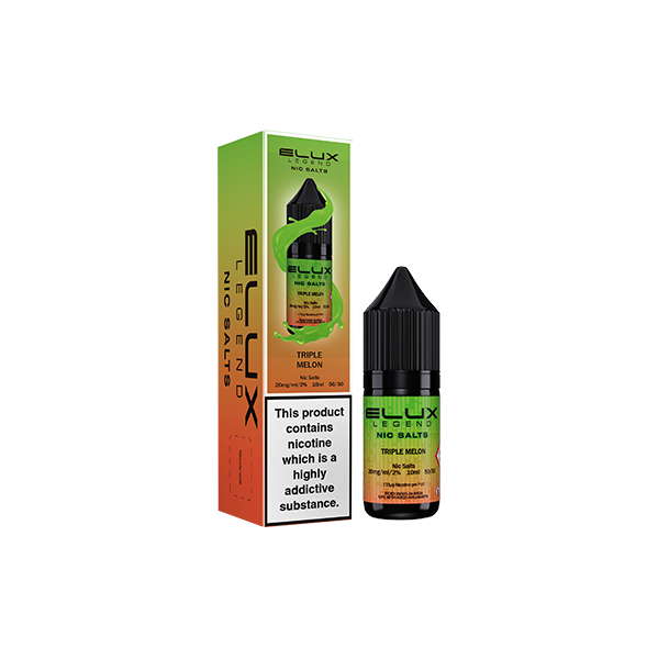 20mg Elux Legend 10ml Nic Salts (50VG/50PG) - Stoptober Special Offer! - Flavour: Blue Razz Gummy