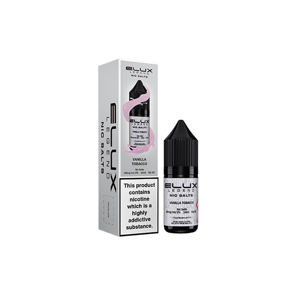20mg Elux Legend 10ml Nic Salts (50VG/50PG) - Stoptober Special Offer! - Flavour: Strawberry Kiwi
