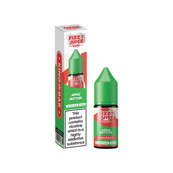 20mg Fizzy Juice 5000 by King Bar 10ml Nic Salts (50VG/50PG) - Flavour: Blue Razz Lemonade