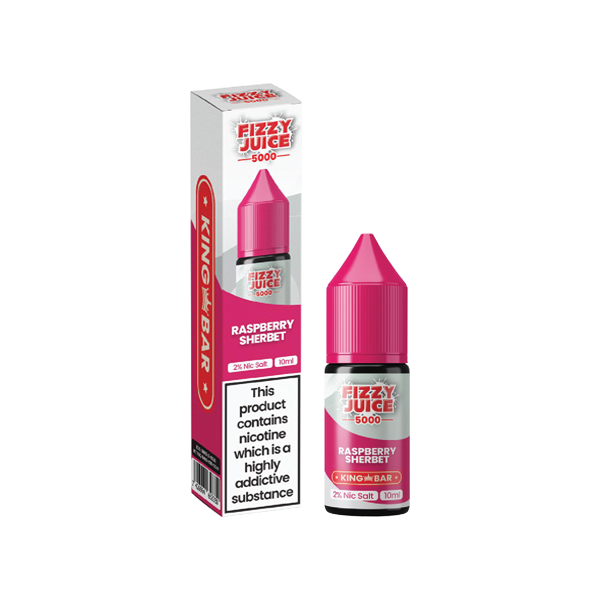 20mg Fizzy Juice 5000 by King Bar 10ml Nic Salts (50VG/50PG) - Flavour: Blackcurrant Lemonade