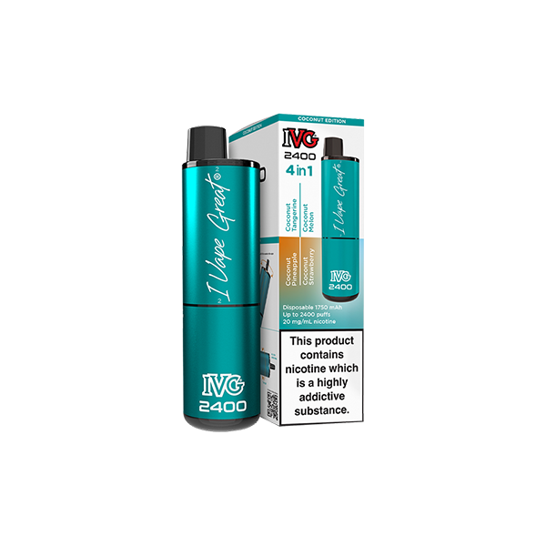 20mg I VG 2400 Disposable Vapes 2400 Puffs - 4 in 1 Multi-Edition - Flavour: Pink Edition