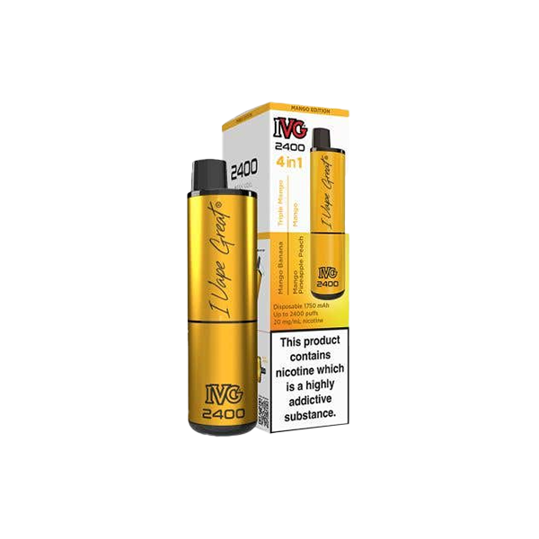 20mg I VG 2400 Disposable Vapes 2400 Puffs - 4 in 1 Multi-Edition - Flavour: Special Edition