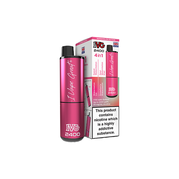 20mg IVG 2400 4 in 1 Multi Edition Rechargeable Pod Vape Kit 2400 Puffs - Flavour: Frozen Edition