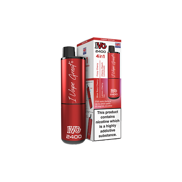 20mg IVG 2400 4 in 1 Multi Edition Rechargeable Pod Vape Kit 2400 Puffs - Flavour: Frozen Edition