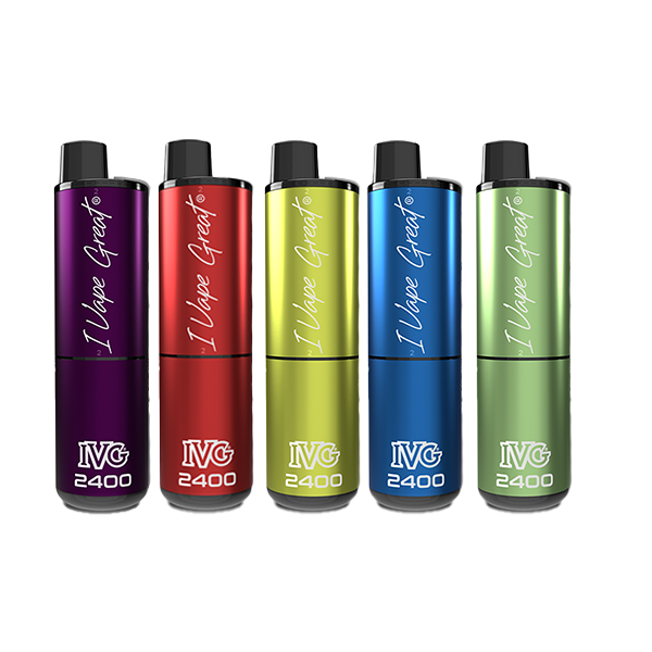 20mg IVG 2400 4 in 1 Pod Rechargeable Vape Kit 2400 Puffs - Flavour: Pineapple Ice