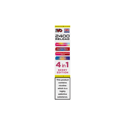 20mg IVG 2400 Reload Multi Edition Prefilled Pods 2ml 2400 Puffs - 4 Pcs - Flavour: Citrus Edition