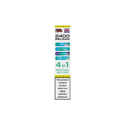 20mg IVG 2400 Reload Multi Edition Prefilled Pods 2ml 2400 Puffs - 4 Pcs - Flavour: Special Edition