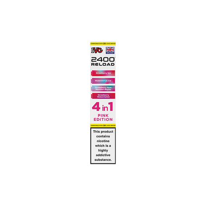 20mg IVG 2400 Reload Multi Edition Prefilled Pods 2ml 2400 Puffs - 4 Pcs - Flavour: Juicy Edition