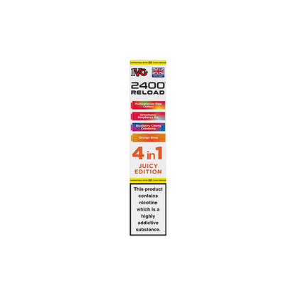 20mg IVG 2400 Reload Multi Edition Prefilled Pods 2ml 2400 Puffs - 4 Pcs - Flavour: Special Edition