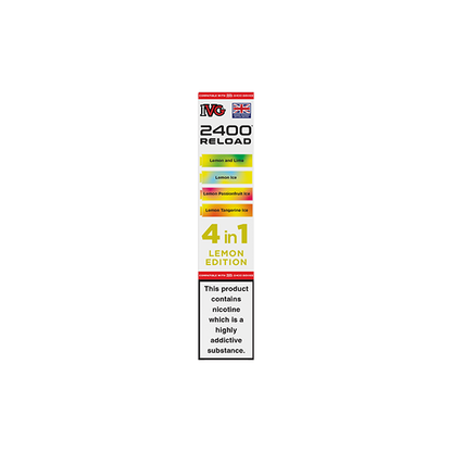 20mg IVG 2400 Reload Multi Edition Prefilled Pods 2ml 2400 Puffs - 4 Pcs - Flavour: Juicy Edition