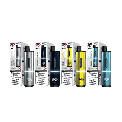 20mg IVG Air 4 in 1 Rechargeable Pod Vape Kit 2400 Puffs - Edition: Silver