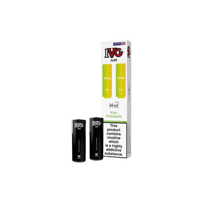 20mg I VG Air Prefilled Pods 2ml 1200 Puffs - 2 Pcs - Flavour: Blue Razz Plum