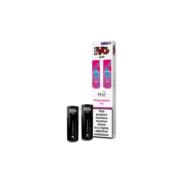 20mg I VG Air Prefilled Pods 2ml 1200 Puffs - 2 Pcs - Flavour: Pineapple Passionfruit