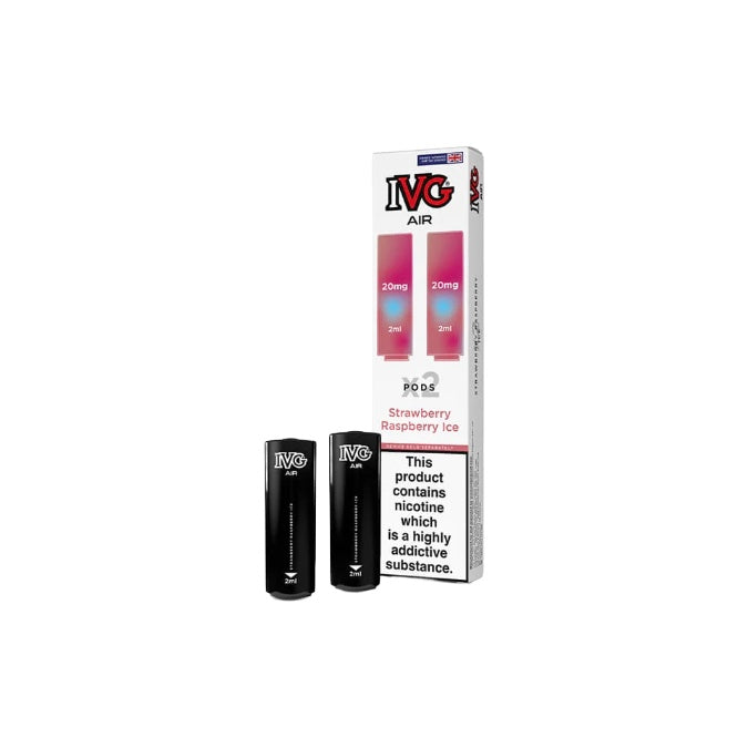 20mg I VG Air Prefilled Pods 2ml 1200 Puffs - 2 Pcs - Flavour: Pineapple Passionfruit