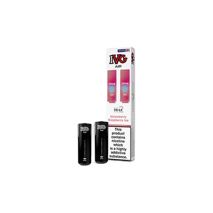 20mg I VG Air Prefilled Pods 2ml 1200 Puffs - 2 Pcs - Flavour: Pineapple Passionfruit