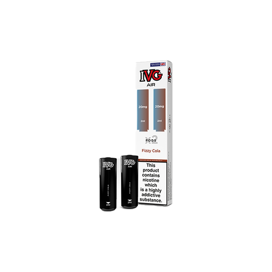 20mg I VG Air Prefilled Pods 2ml 1200 Puffs - 2 Pcs - Flavour: Pineapple Passionfruit