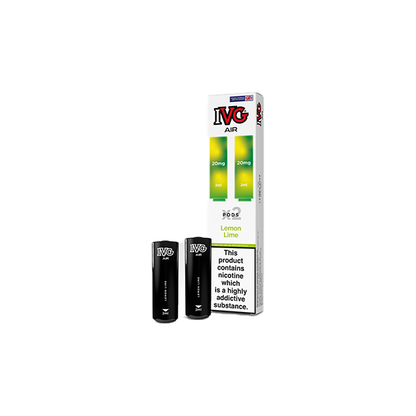 20mg I VG Air Prefilled Pods 2ml 1200 Puffs - 2 Pcs - Flavour: Pineapple Passionfruit