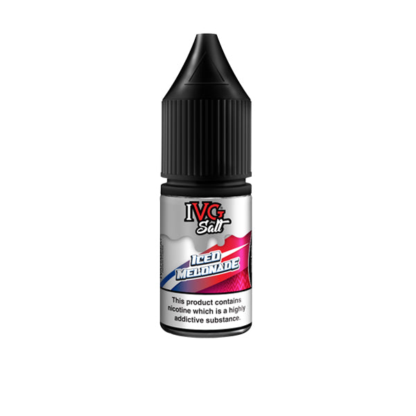 20mg I VG Crushed Range 10ml Nic Salt (50VG/50PG) - Flavour: Frozen Cherries