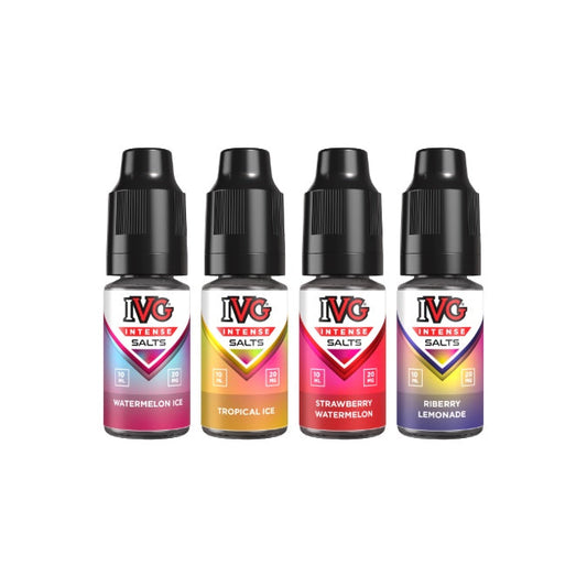 20mg IVG Intense 10ml Nic Salt (50VG/50PG) - Flavour: Vanilla Biscuit
