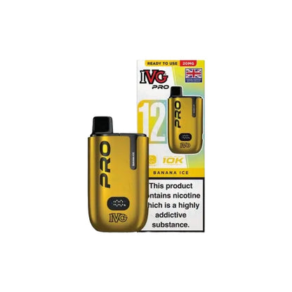 20mg I VG Pro 12 Prefilled Pod Vape Kit 10000 Puffs - Flavour: Double Apple